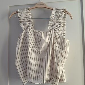 Frame striped tank top
